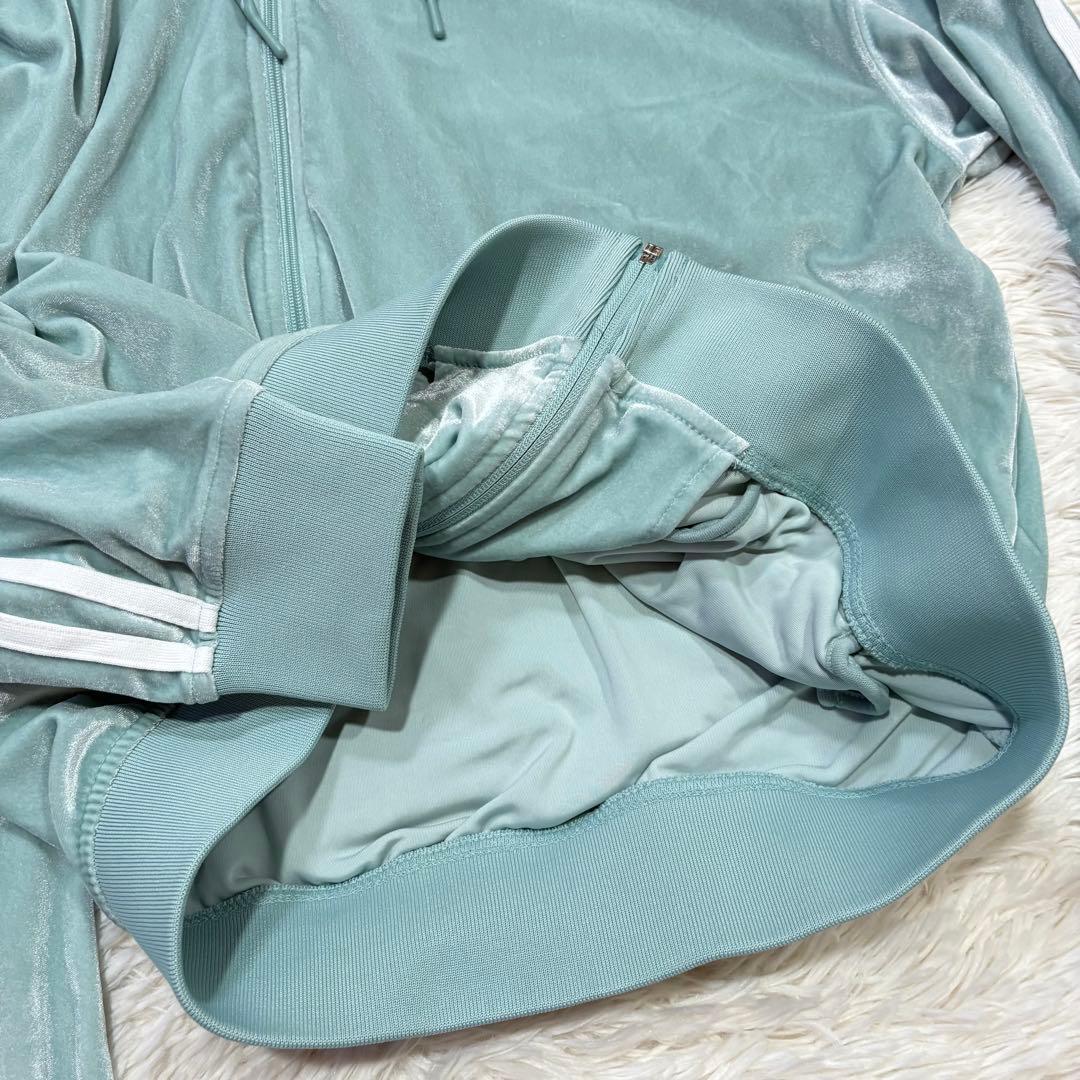 NERDY ベロア セットアップ ミント ジャージ 上下 S×M