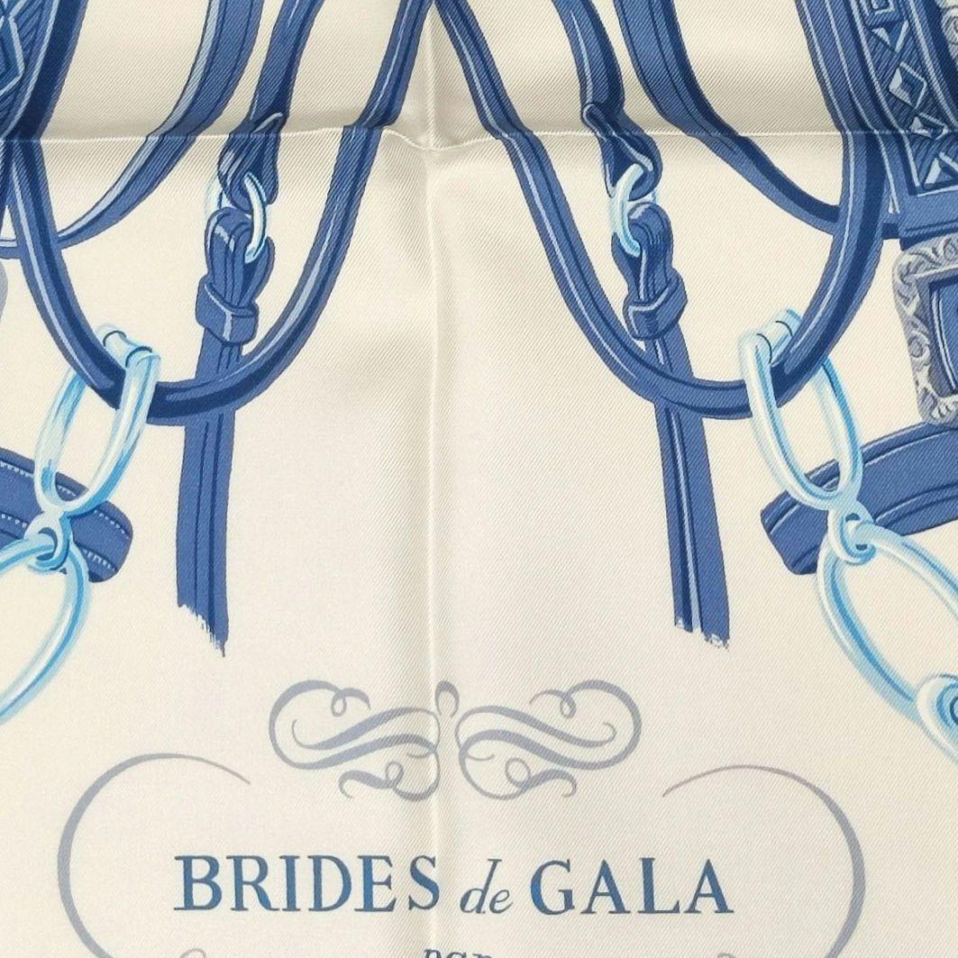 極美 HERMES エルメス カレ90《BRIDES de GALA》式典用馬勒 - メルカリ