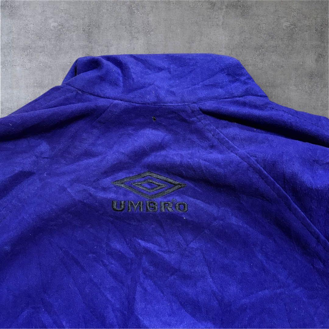 L8】90s UMBROベロアトラックジャケット刺繍パープルVintage - メルカリ