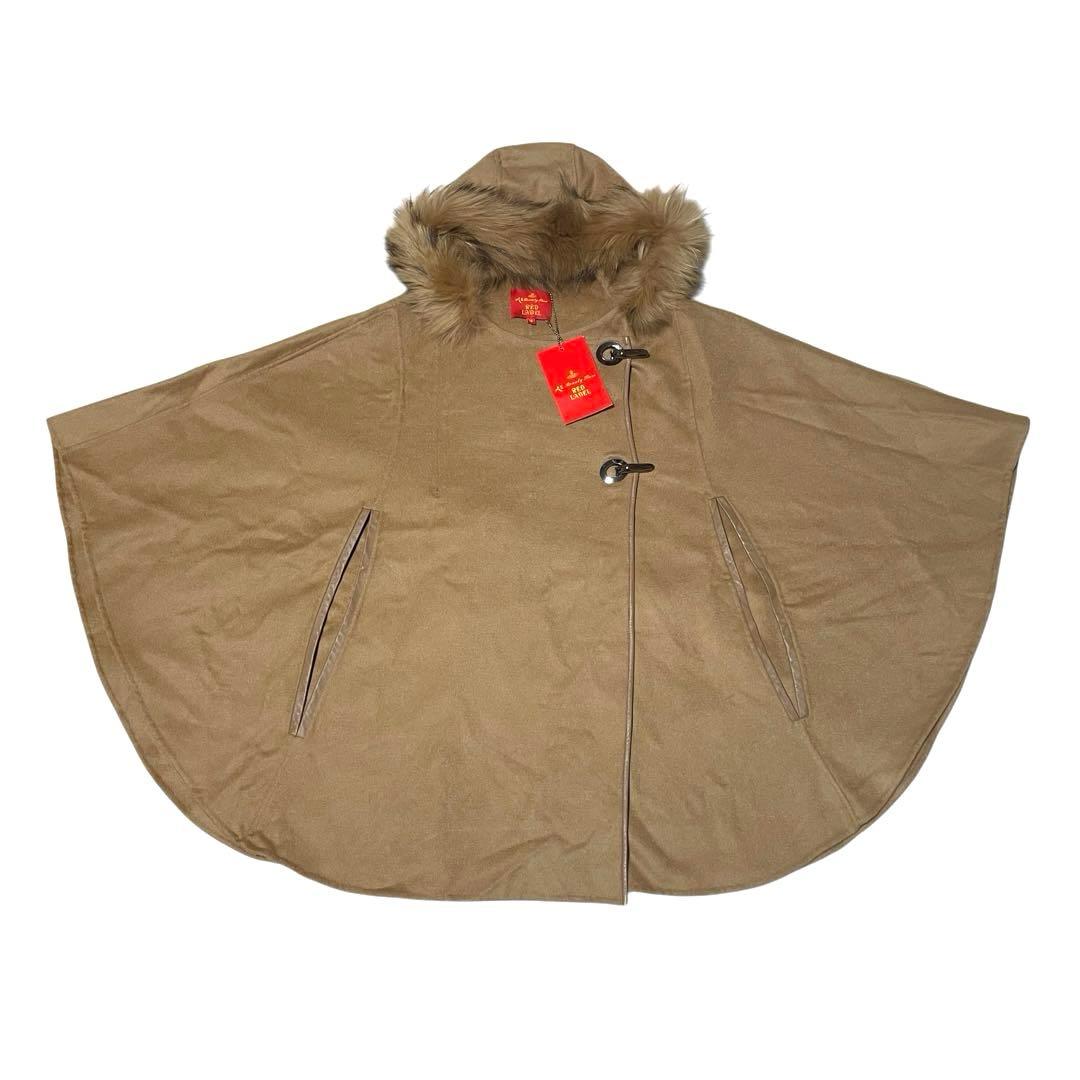 新品タグ付 ヴィヴィアンウエストウッド カシミヤ ウール ポンチョ ファー M ヴィヴィアンウエストウッド Vivienne Westwood ストール リバーシブル