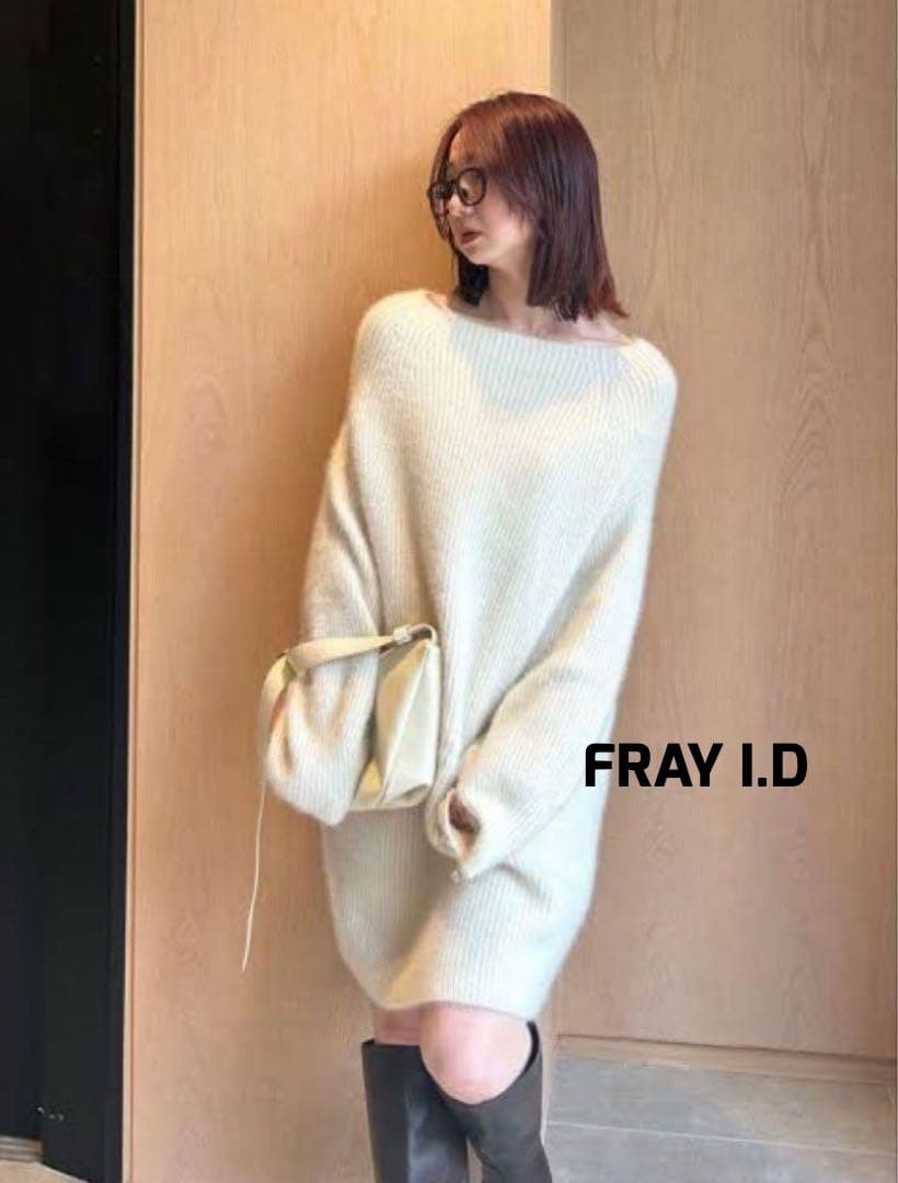 FRAY I.D ラクーンニットミニワンピース フレイアイディー 2023AW