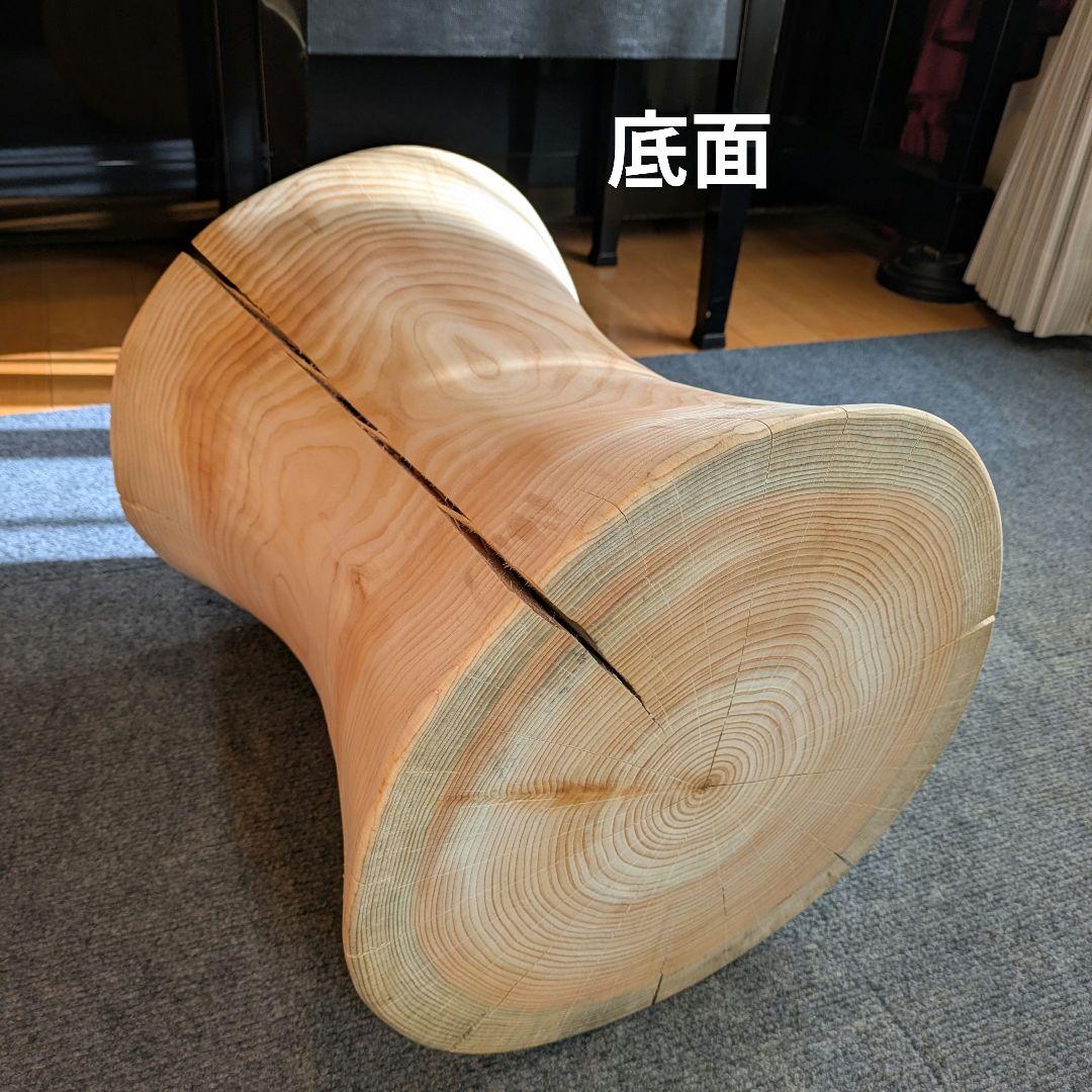 outdoorman様専用 檜⑥ 丸太 椅子 スツール 高さ約40㎝