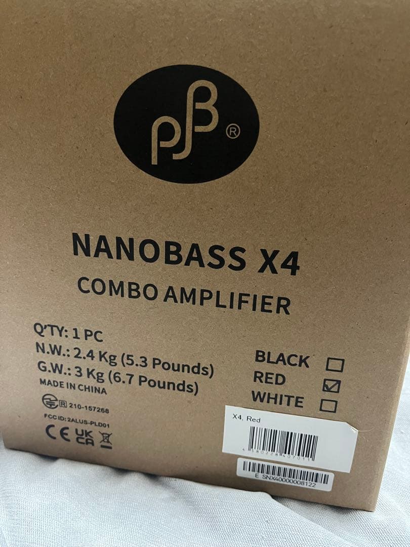 Phil Jones Bass NANOBASS X4 専用箱・付属品完備 - メルカリ