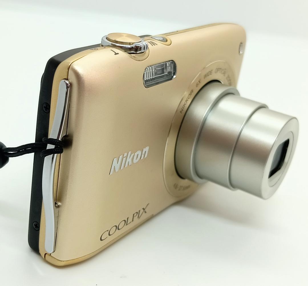 Nikon COOLPIX S3300 6X Zoom 16.0 Mp Gold - メルカリ