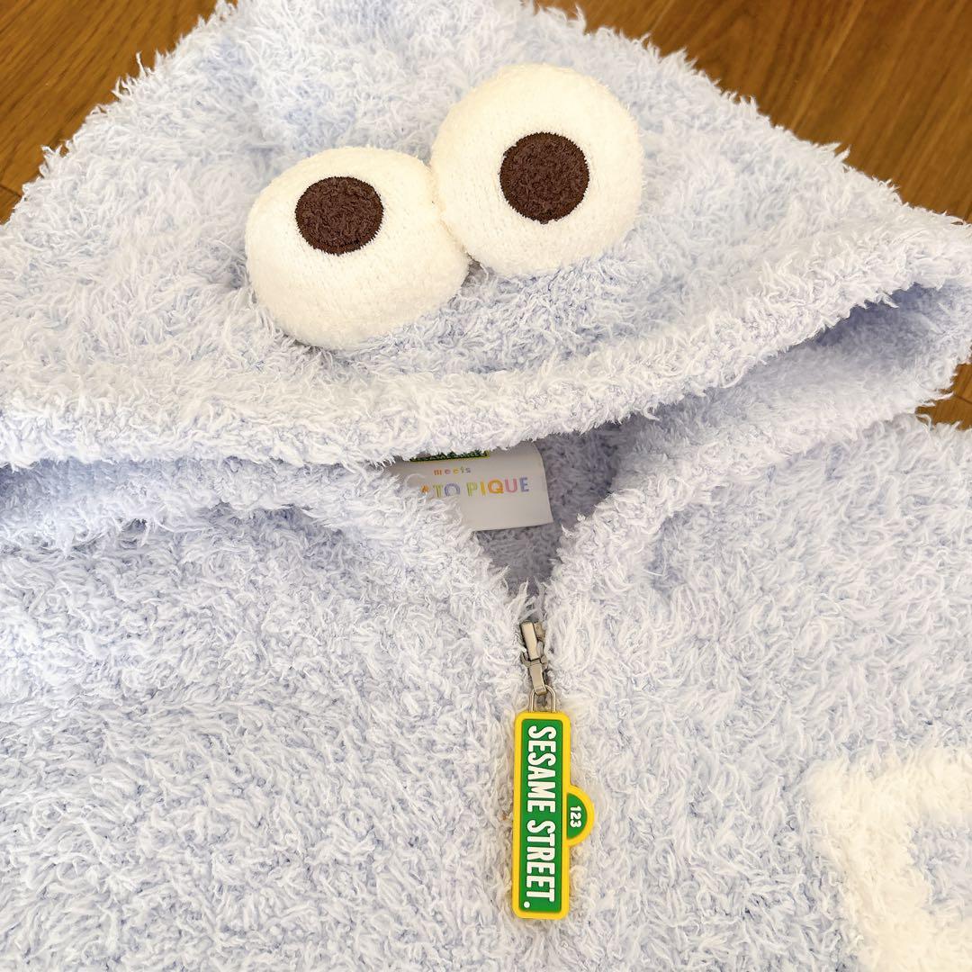 新品】ジェラピケ♡クッキーモンスター♡上下セット♡90-100cm