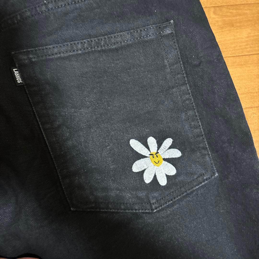 ラブロスブラック花柄刺繍新品未使用