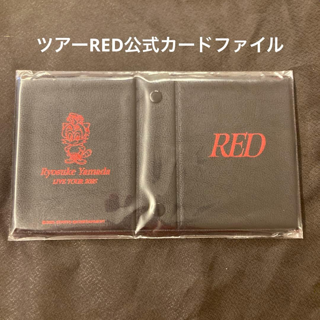 ビジュアルカード 全25枚 コンプ 山田涼介 RED カードファイル付き