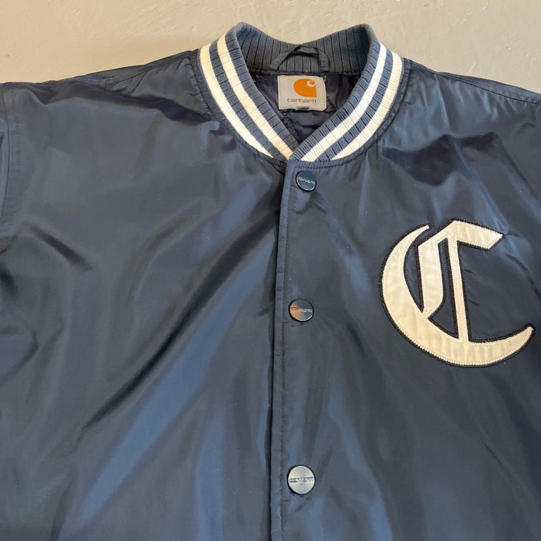 L 90s Carhartt カーハート TRIPLE PLAY スタジャン