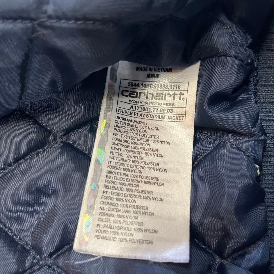 L 90s Carhartt カーハート TRIPLE PLAY スタジャン