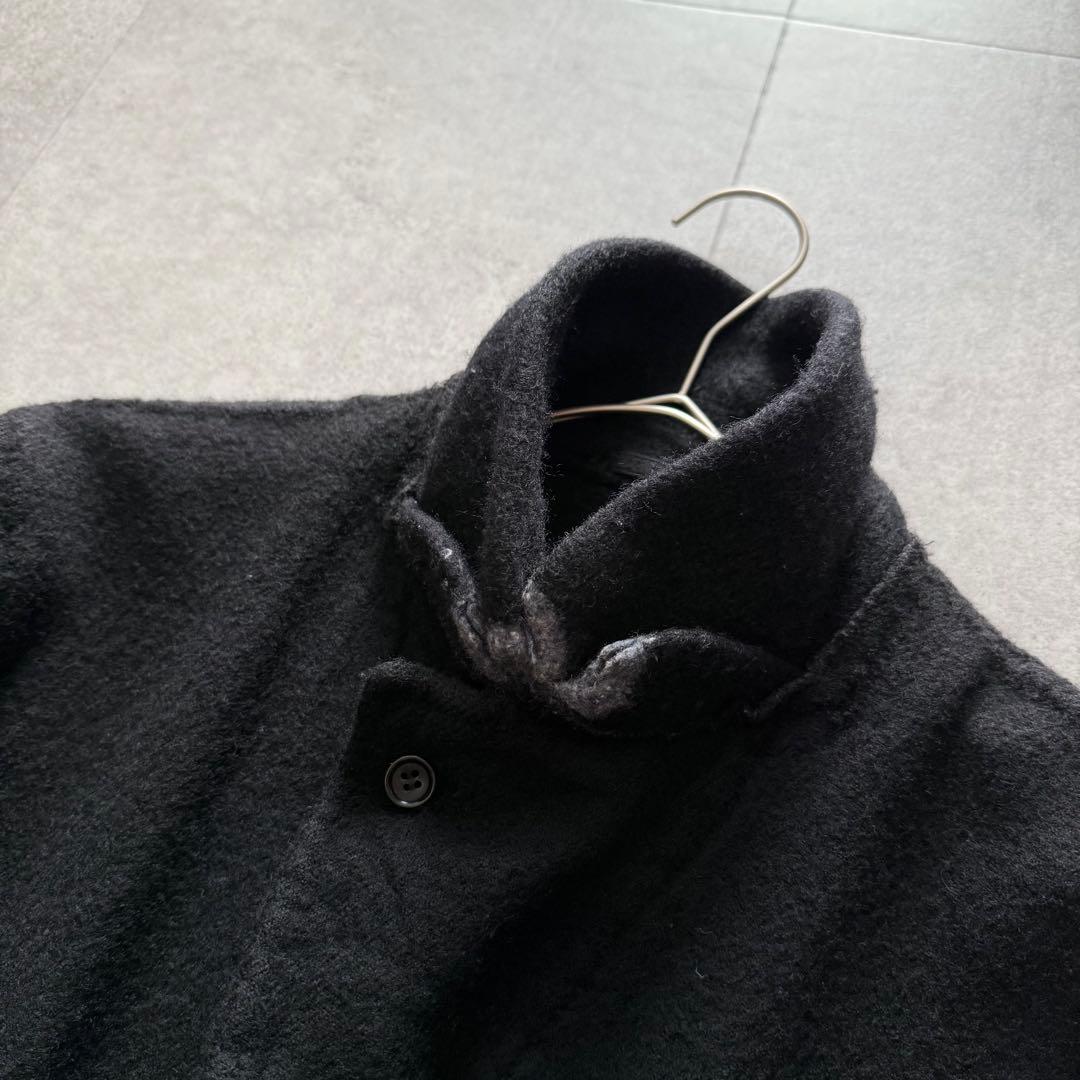 コムデギャルソンオム 田中オム ウール縮絨 ジャケット 黒 AD2002