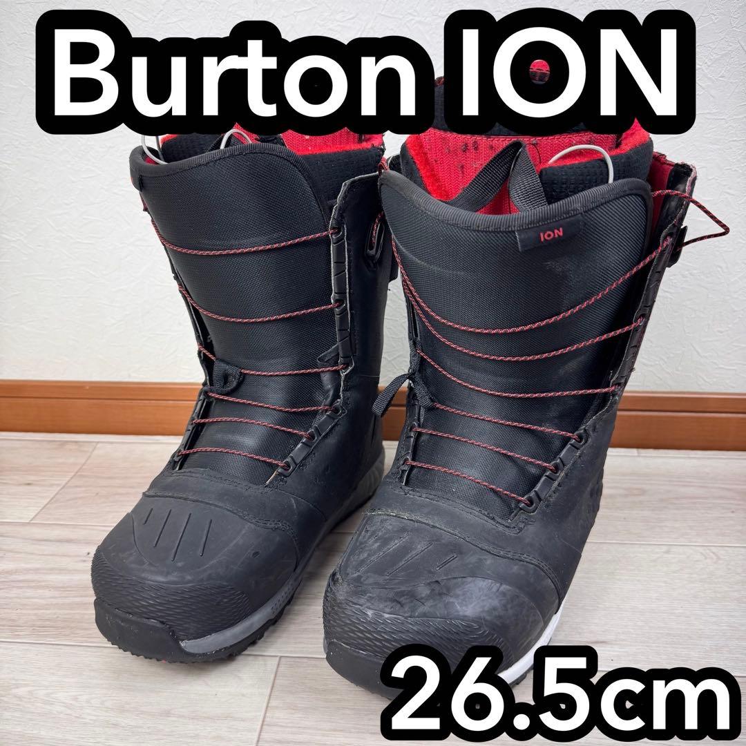 Burton ION スノーボードブーツ 26.5cm BURTON 中古 16/17 BURTON ALMIGHTYモデル スノーボードブーツ 25cm