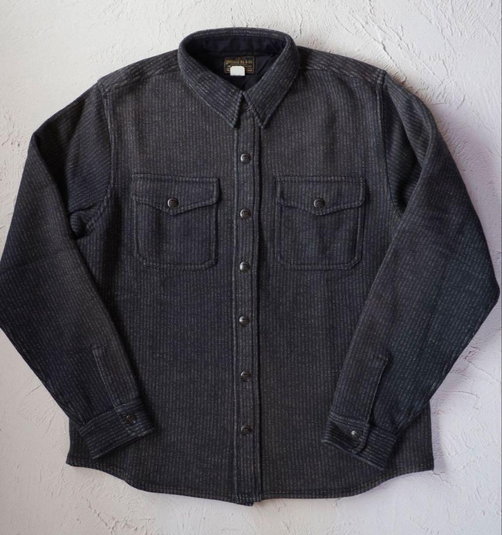 新品*RRL*フリース ジャカード ワークシャツ * M ダブルアールエル