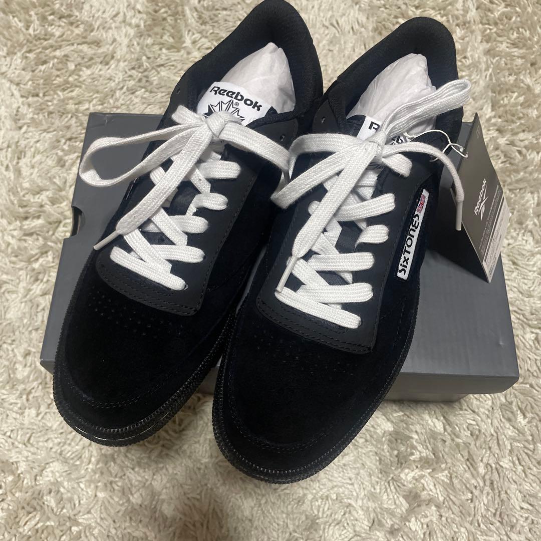 SixTONES×Reebok コラボスニーカー 24.5cm ブラック　新品