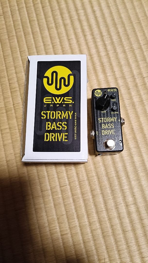 EWS STORMY BASS DRIVE ベースエフェクター EWS Stormy Bass Drive ベース用オーバードライブ 初心者 バンド