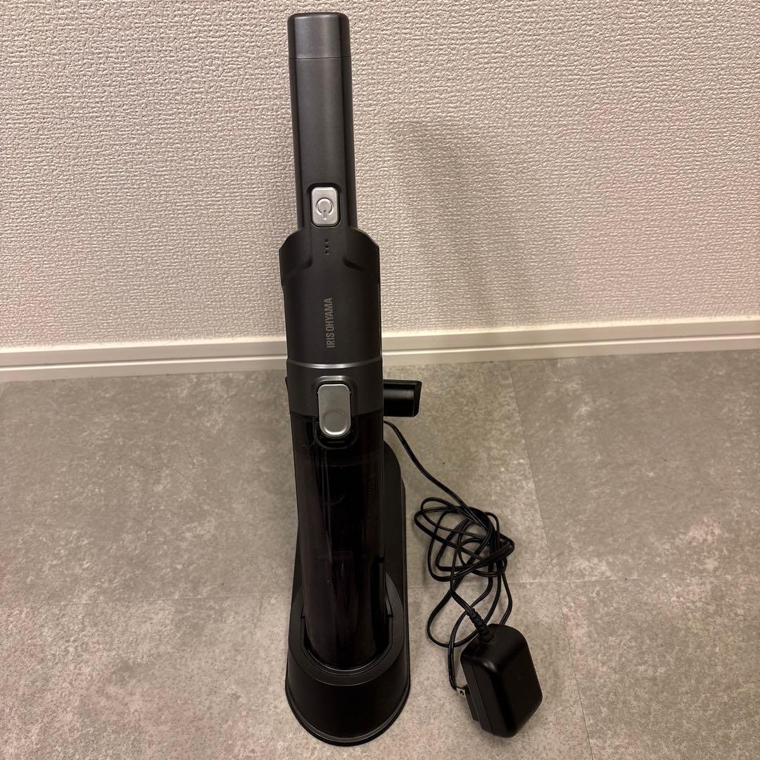 アイリスオーヤマ　ハンディクリーナー スタンド充電　IC-H50-B cba32aa1ac155d87e68fa38b520f2d