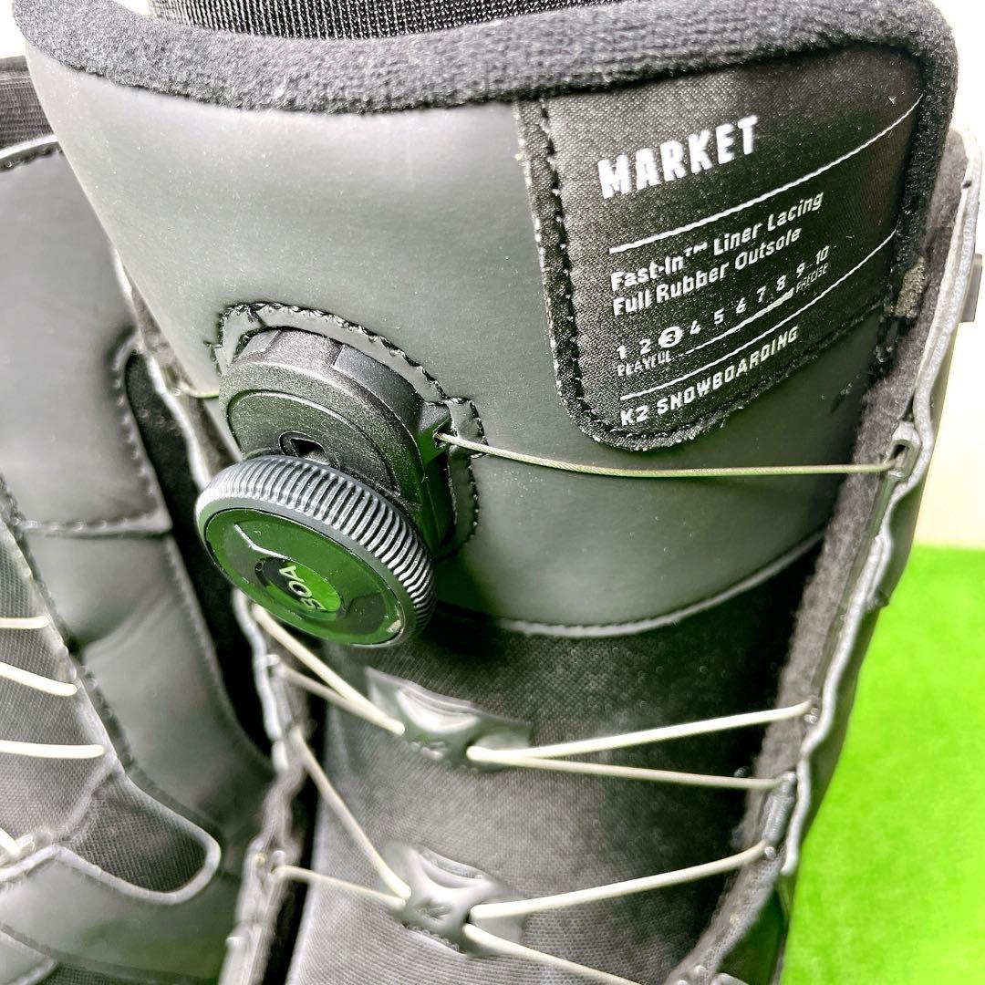 K2 MARKET スノーボードブーツ 27.5cm 靴　黒　ブラック　美品