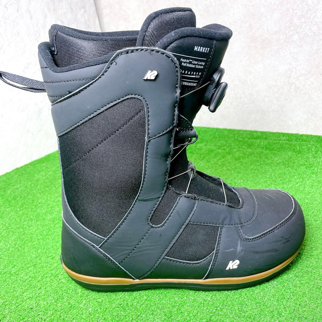 K2 MARKET スノーボードブーツ 27.5cm 靴　黒　ブラック　美品
