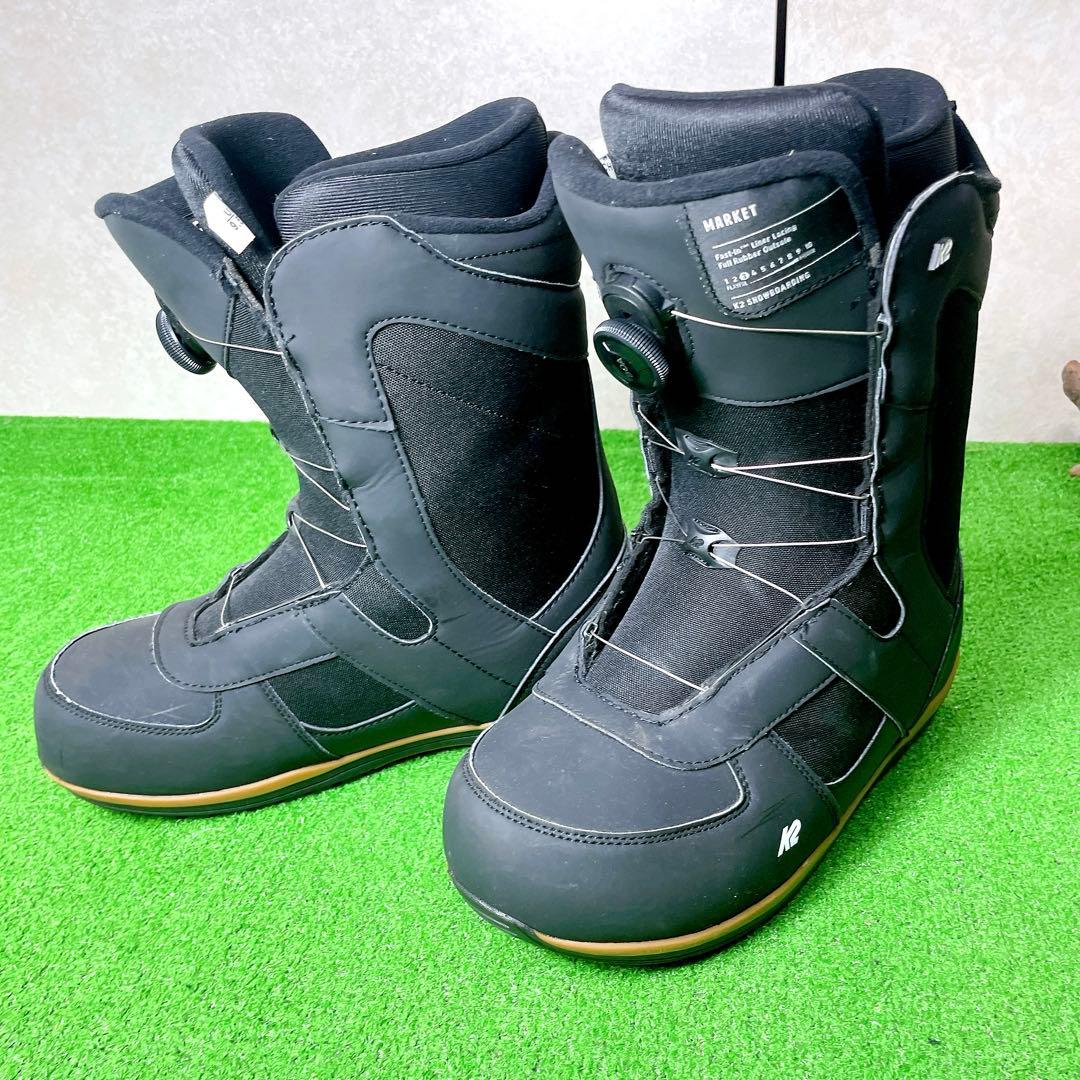 K2 MARKET スノーボードブーツ 27.5cm 靴　黒　ブラック　美品