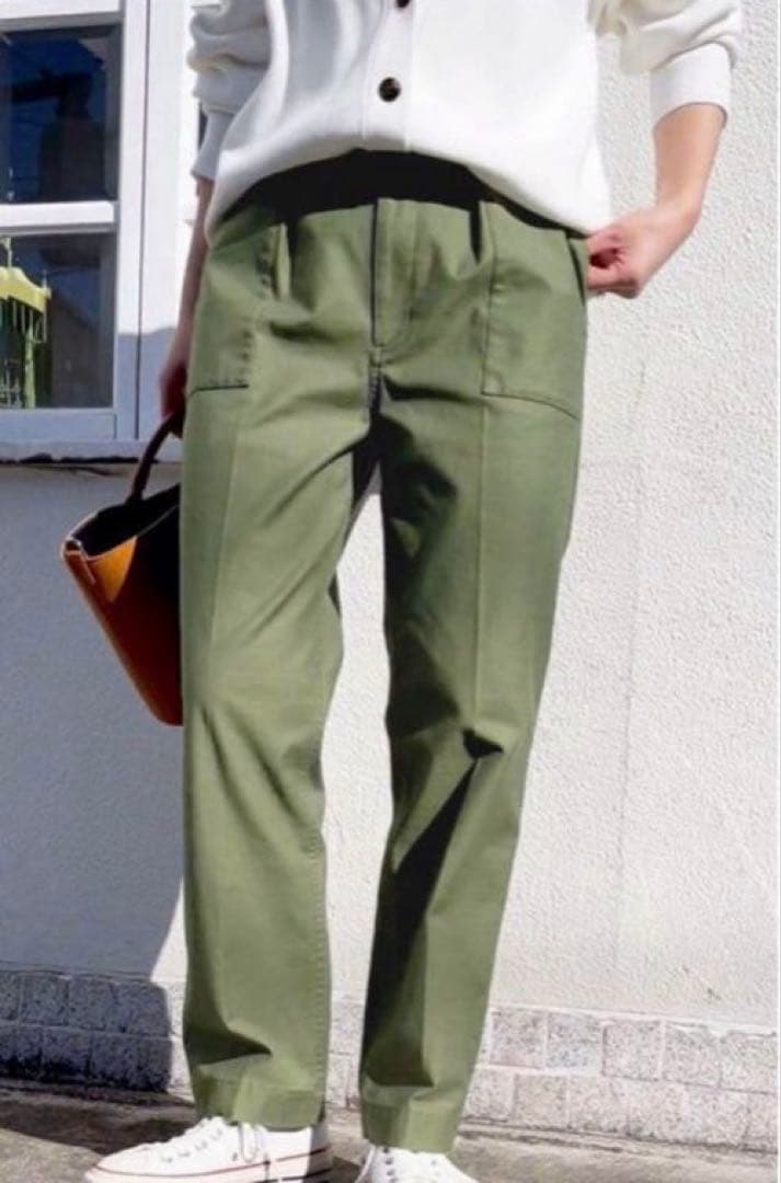 Spick and Spanバックサテンイージーカーゴパンツ 38丈詰め済み - メルカリ