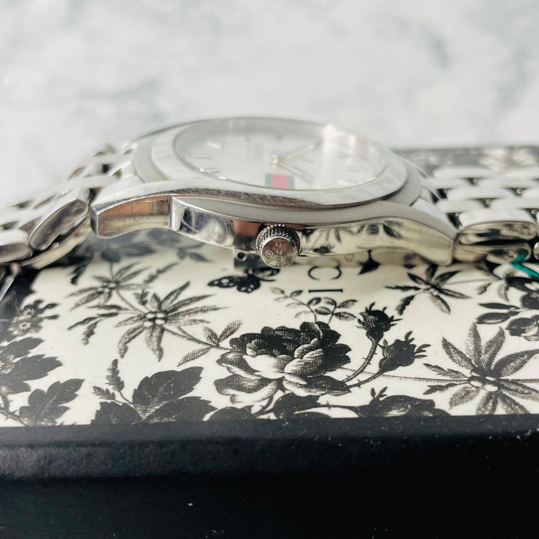 美品】GUCCI 自動巻き 腕時計 5500 シェリーライン AUTO - メルカリ