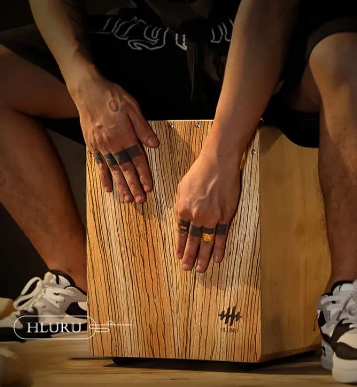 HLURU pro カホン ボックス Cajon box ナチュラルウッド仕上げ HLURU pro カホン ボックス Cajon box ナチュラルウッド仕上げ