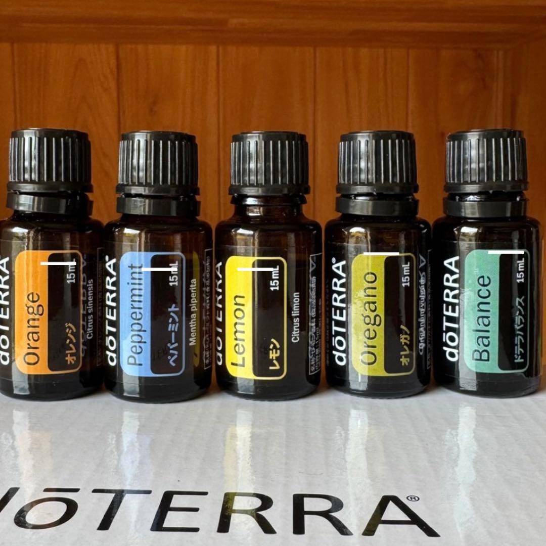 doTERRA エッセンシャルオイルセット ウッドボックス付き - メルカリ