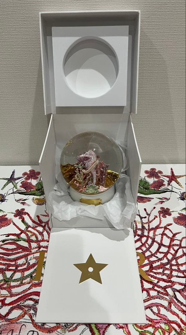 Dior スノードーム 海洋生物モチーフ