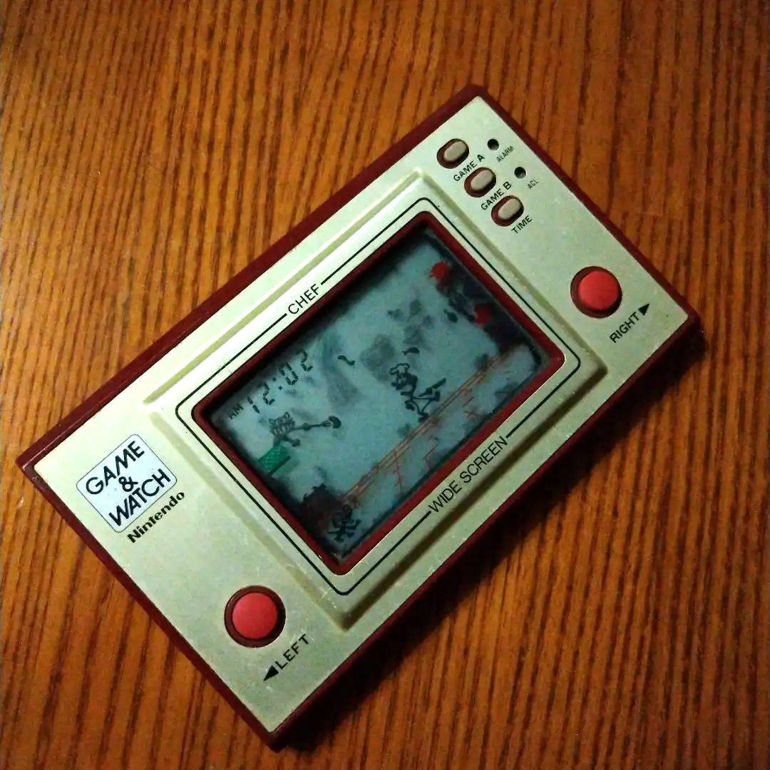 GAME & WATCH CHEF　本体1個のみ　キズ汚れあり電池無し動作確認済