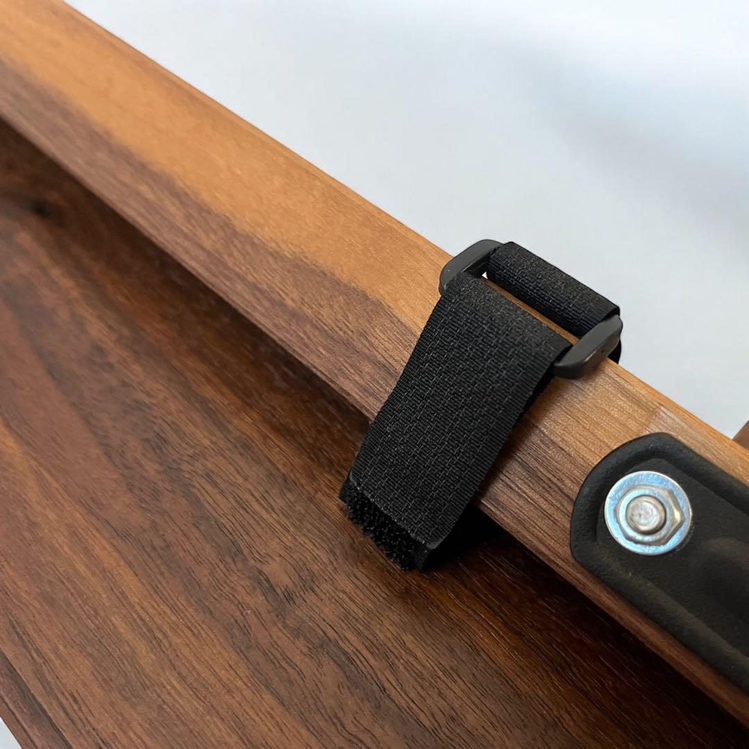 outlet】ブラックウォールナット2ユニットテーブル