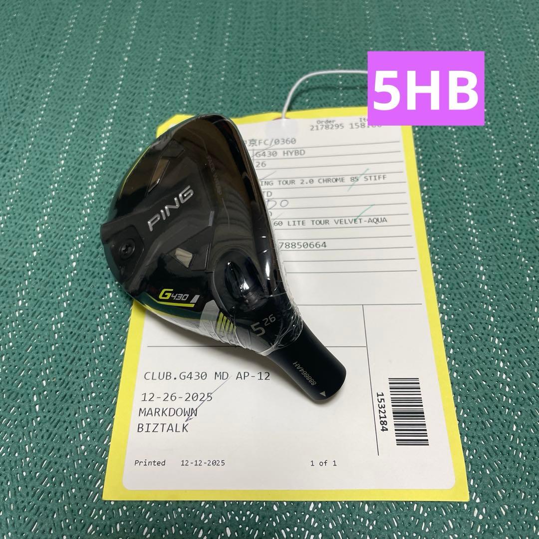 PING G430 5HBヘッド単品 G430フェアウェイウッド│CLUB PING【PINGオフィシャルサイト】