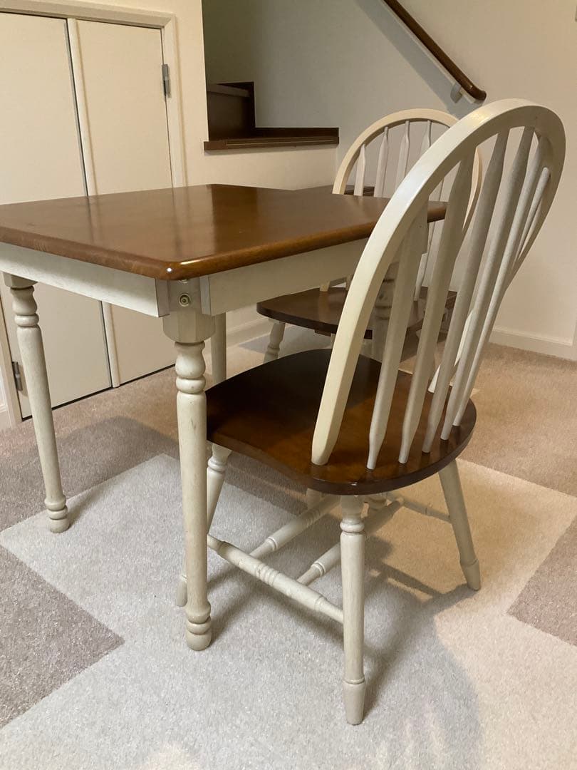 出品① マキアート ダイニング テーブルx1 & チェアx2 セット