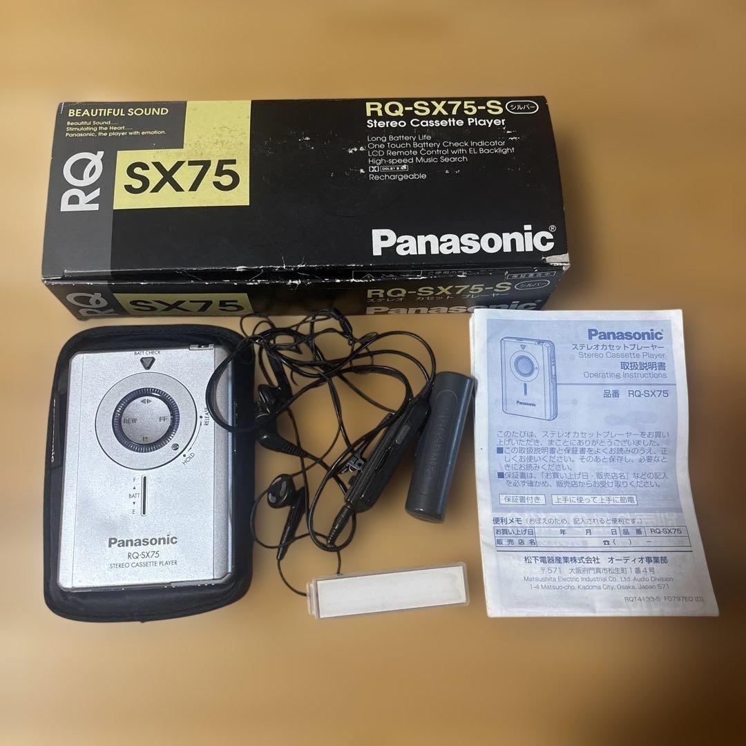 Panasonic ステレオカセットプレーヤー RQ-SX75 - メルカリ