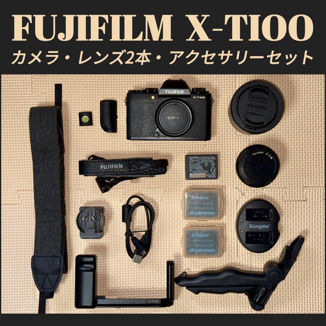 y*y様 FUJIFILM X-T100黒 Viltrox ＋ 7Artisan Amazon.com : Fujifilm X-T100 Mirrorless Digital Camera, Black