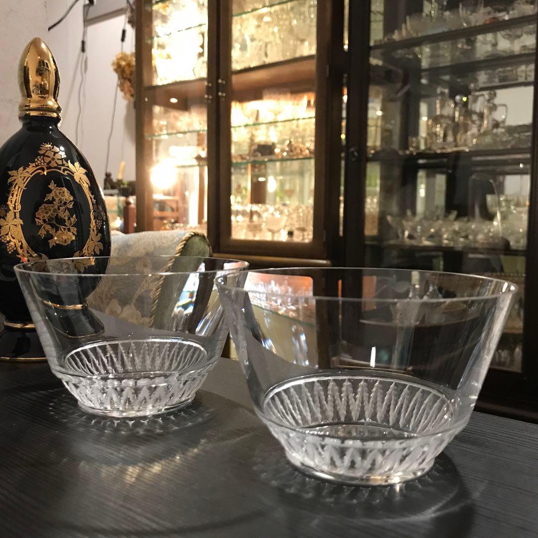 希少ラリックLaliqueシャンピニーChampigny☆クリスタルサラダボウル