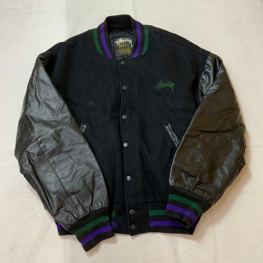 A/W 90s OLD STUSSY ステューシー スタジャン L A/W 90s OLD STUSSY ステューシー スタジャン L