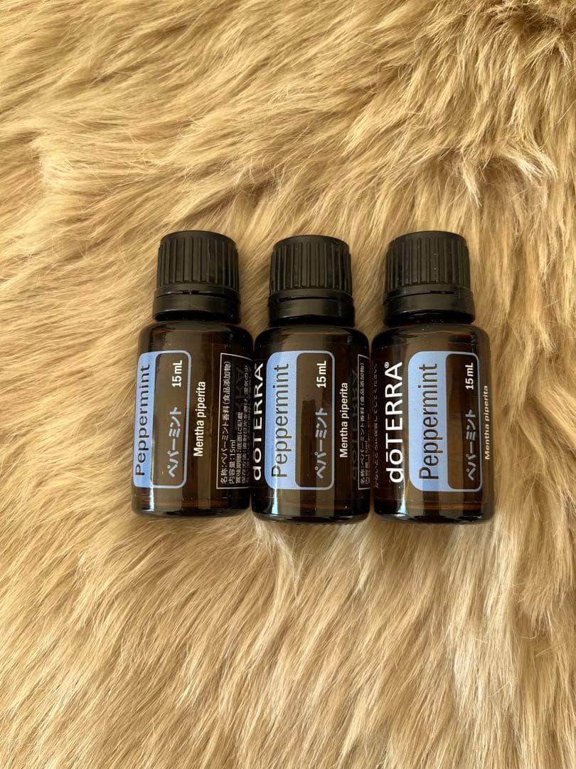 doTERRA ペパーミント 15ml 3本セット doTERRA ペパーミント15ml×2本、セレニティ5ml×1本 計3本セット - メルカリ