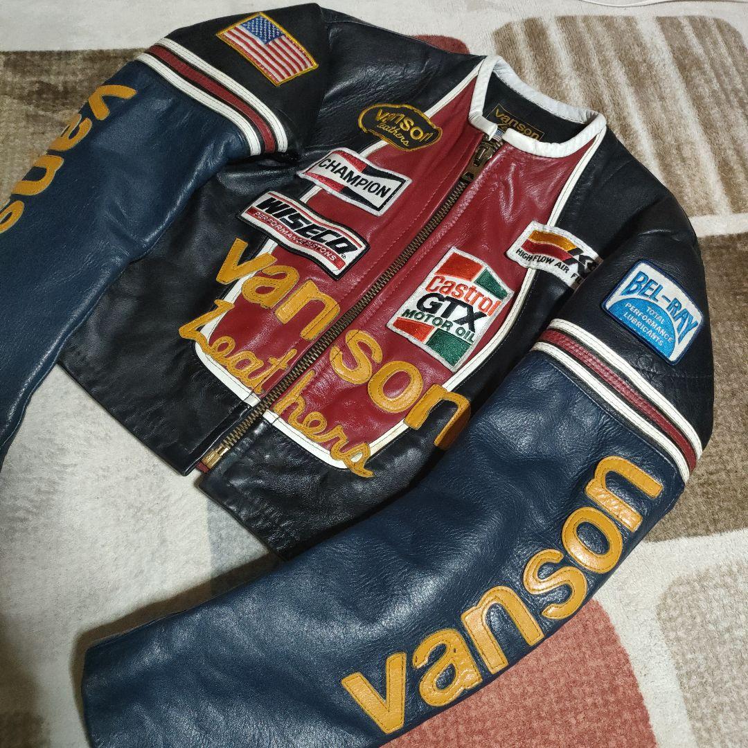 VANSON孤高の一着　ワンスター　TALONヴィンテージ　38 フルデコ ♣︎♣︎♣︎ VANSON C2/38 全部TALONなので 8〜90年代に生産された物