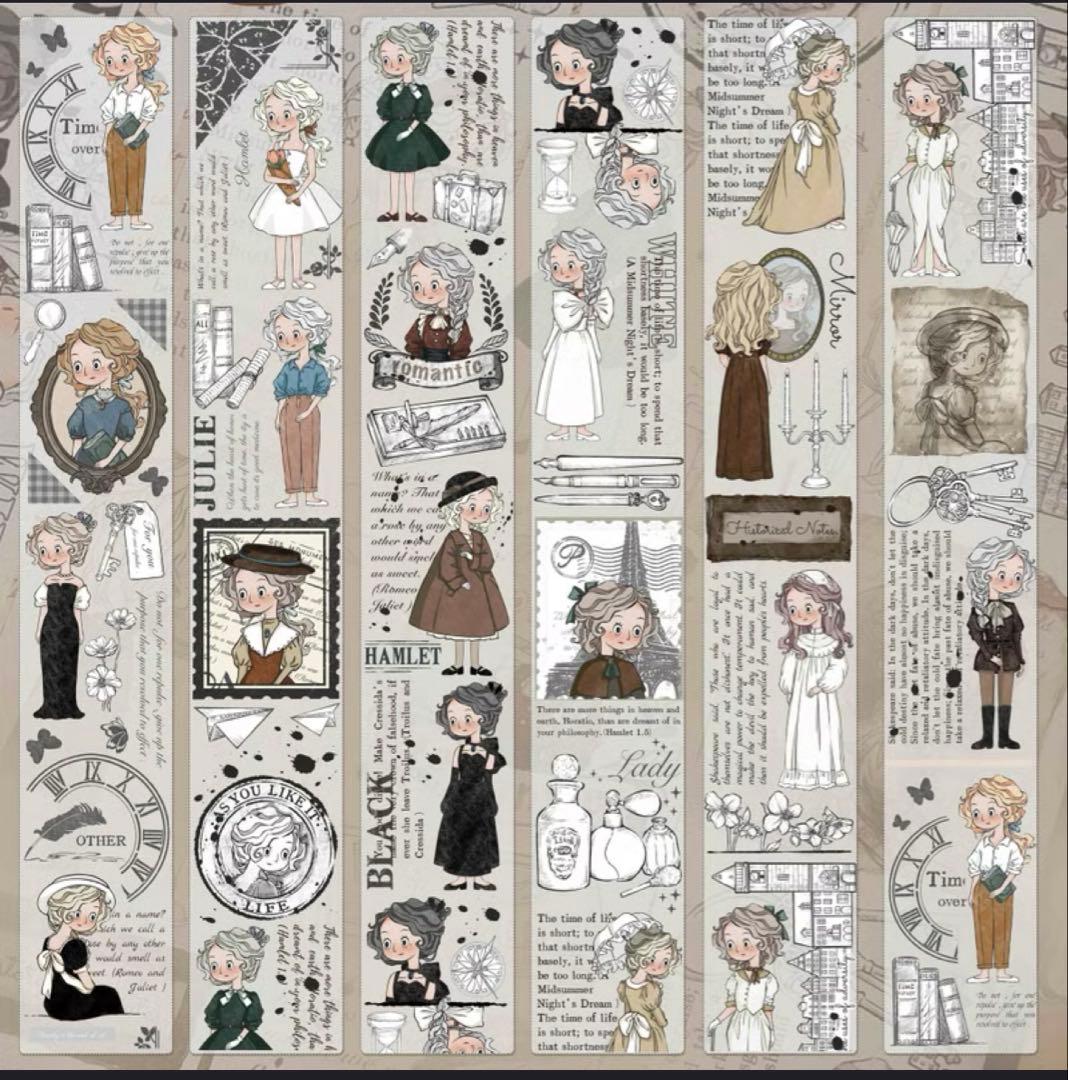 ジ*ン様 【処分価格】海外マステまとめ売り　人物/装飾