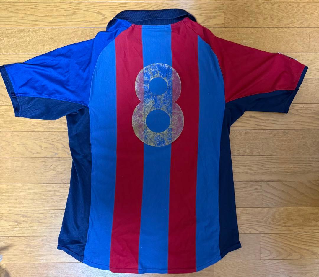 ヴィンテージ】FCバルセロナ 00-01ホーム Nike正規品 Mサイズ