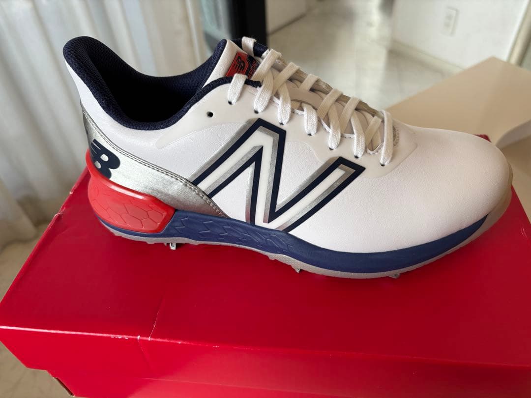 New Balance ゴルフシューズ ホワイト/ネイビー New Balance Golf（ニューバランスゴルフ） 男女兼用サイズ展開