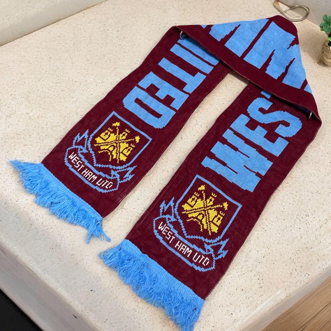 入手困難】 West Ham ウエストハム サッカーマフラー 輸入品 - メルカリ