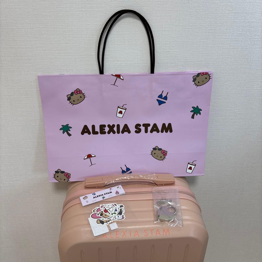 ALEXIA STAM キャリーケース チャーム シール 袋 アレクシアスタン