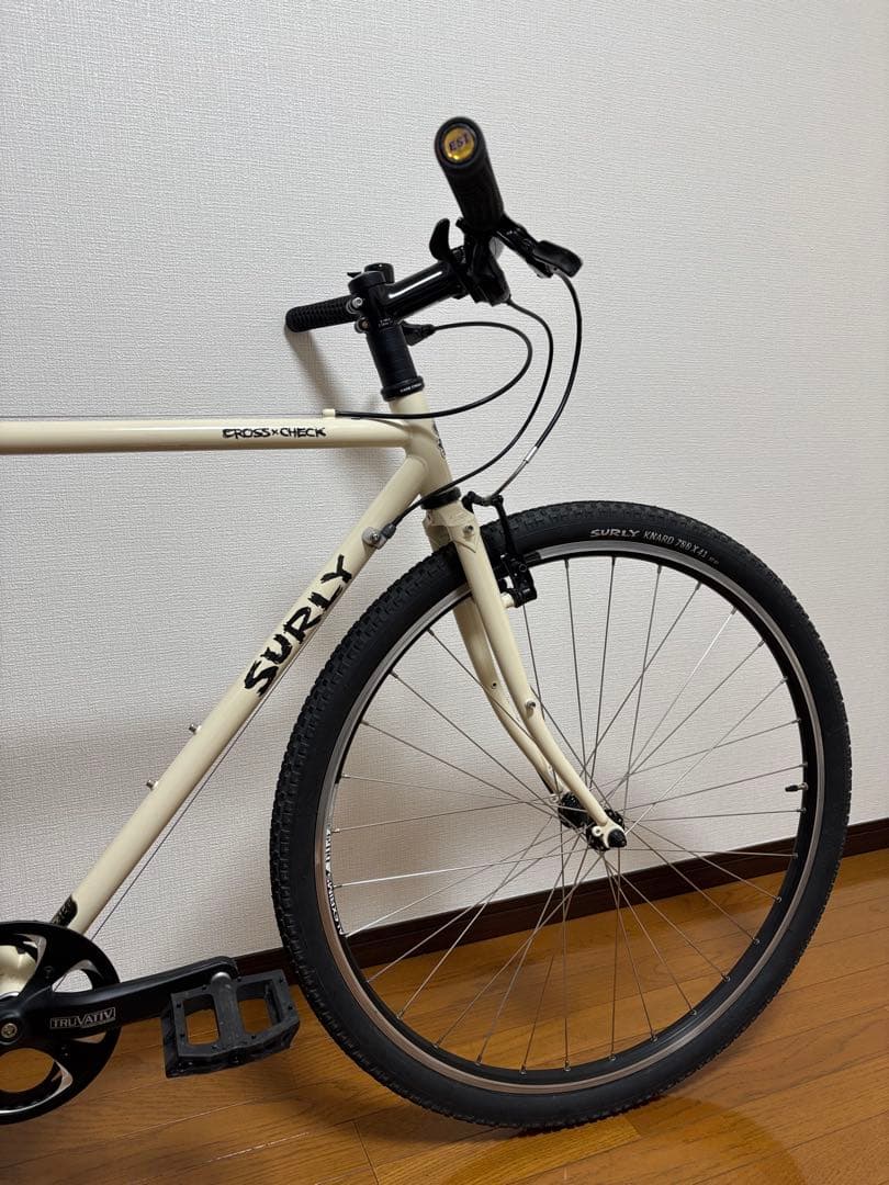 値下げ不可、直接引き渡し】Surly クロスチェック 54 ミルクシェイク