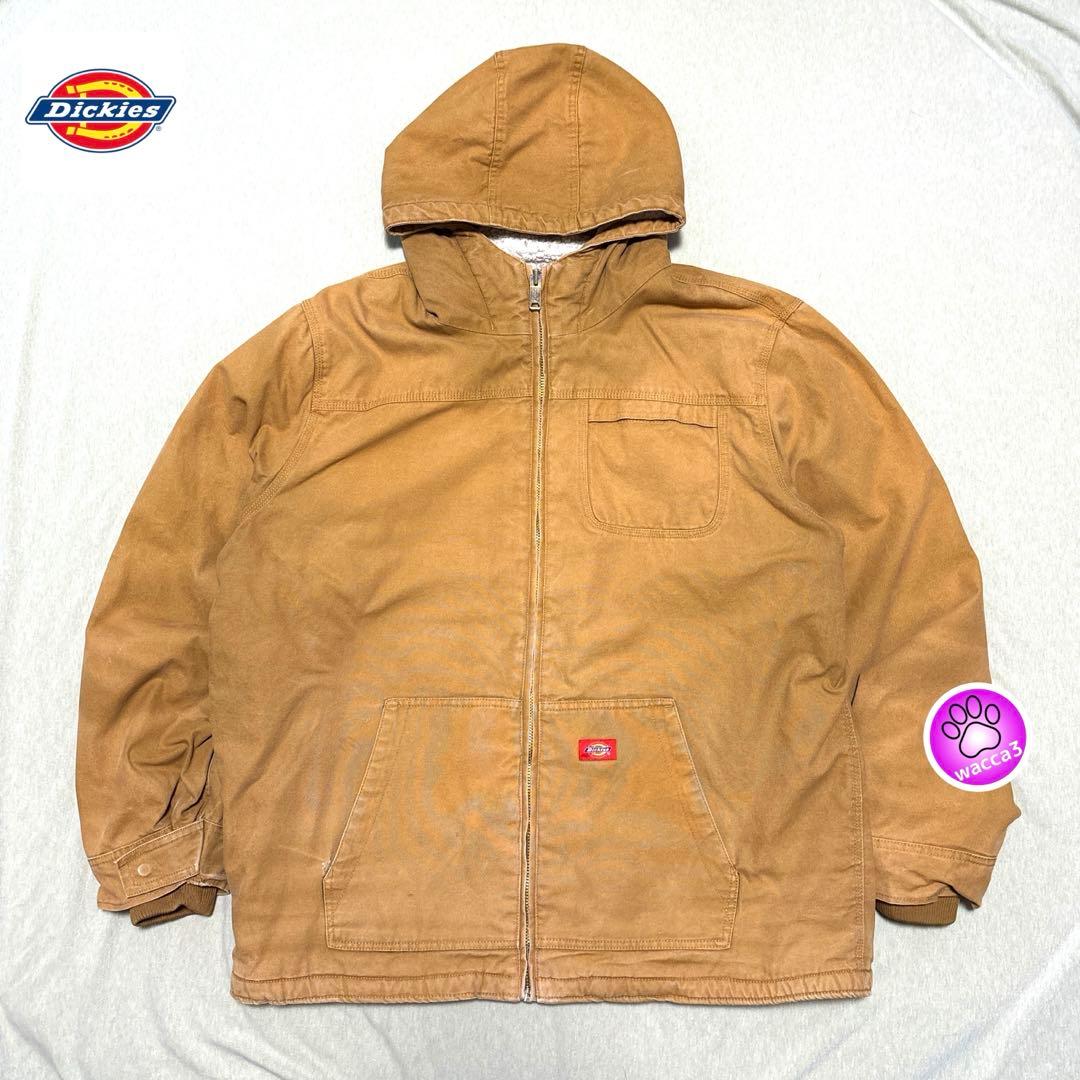 90s US古着 ディッキーズ ダックアクティブジャケット 2XL 茶 大き目