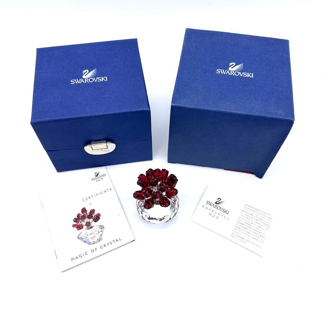 美品✨SWAROVSKI 15本の薔薇 オーナメント カットクリスタル 限定品