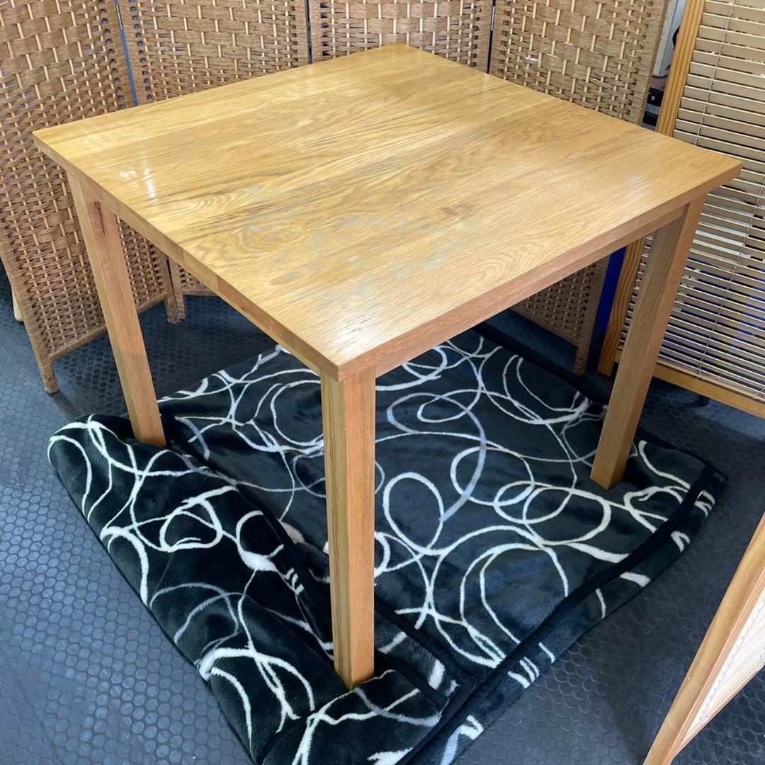 無印良品 無垢材テーブル・2・オーク材 ダイニングテーブル 良品計画