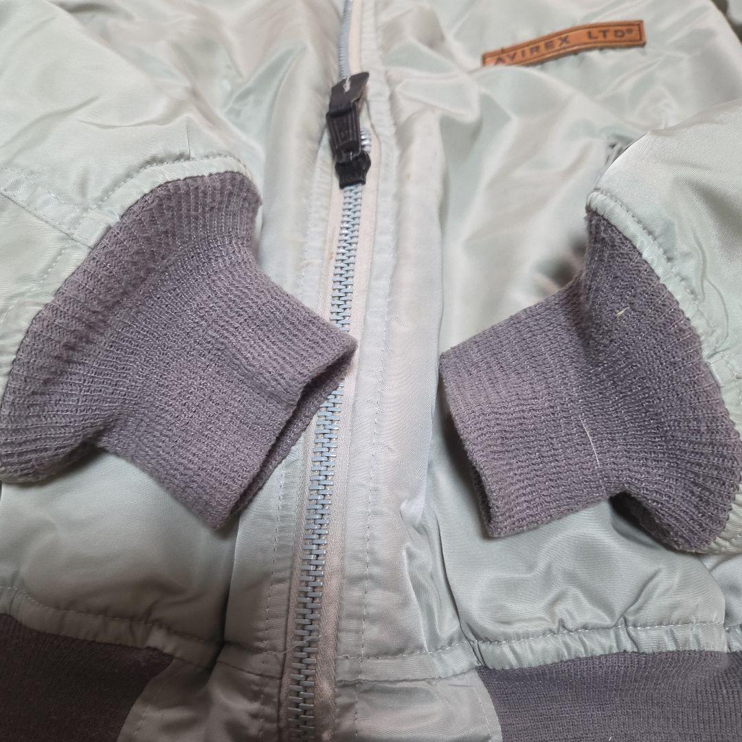 AVIREX MA-1 USA製 レザー ロゴ Lサイズ 買う