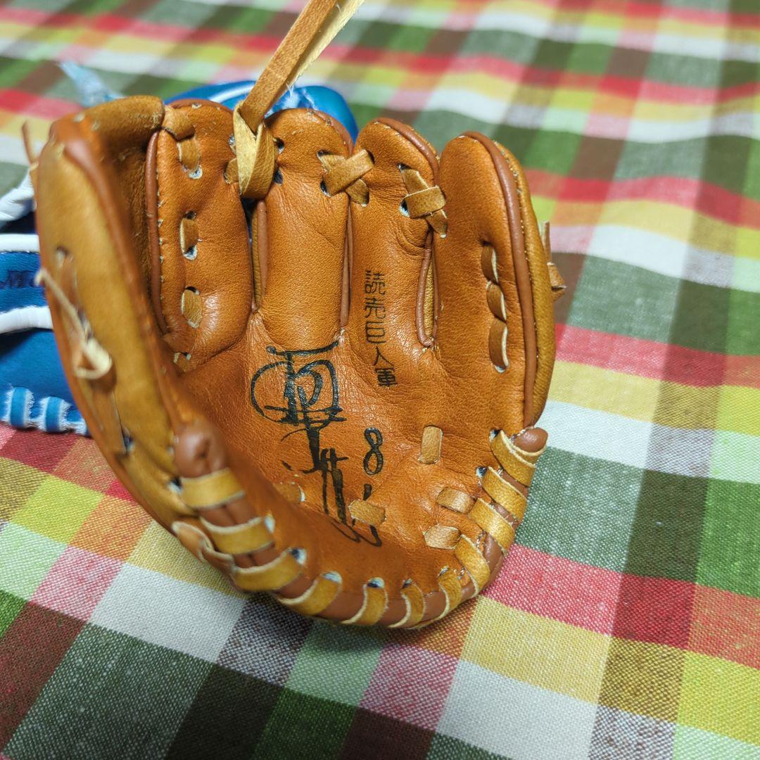 超レア Meiji 読売巨人軍 8番 原辰徳 ミニチュアグローブ - メルカリ