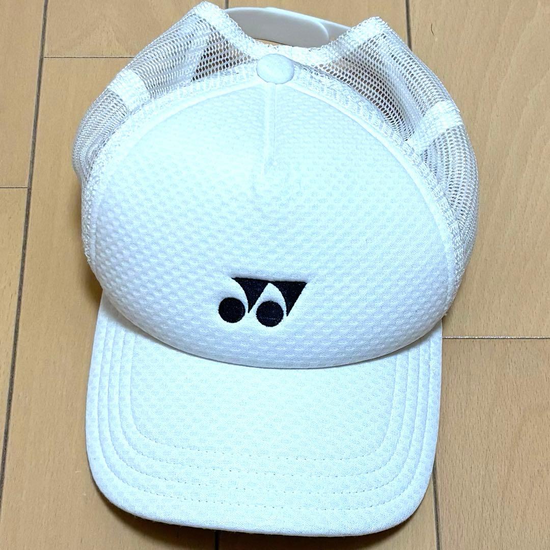 テニス ソフトテニス キャップ 帽子 YONEX（ヨネックス） ホワイト 白
