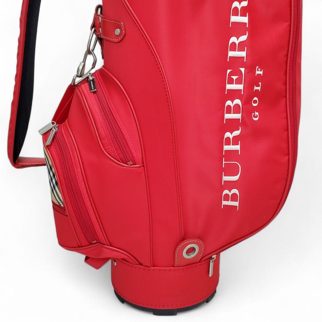 セール アウトレットスポーツ - 希少 BURBERRY キャディバッグ レッド